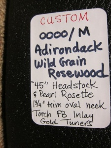 Martin Custom Wildwood 0000/M, Wild East Indian Rosewood/Adirondack Spruce!