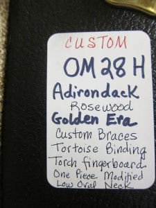 Martin Custom OM-28H, Very Select Adirondack Spruce/East Indian Rosewood!  