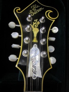 Headstock , The Gibson Bill Monroe Mandolin #170 0f 200.