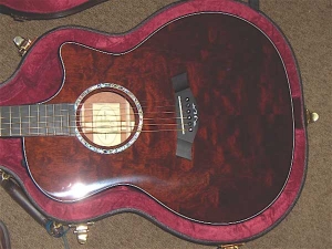 View the album Taylor Custom GACE, Secret Figured Mahogany, Set #2 - SOLD