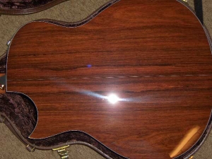View the album Taylor Custom GSCE, Secret Amazon Rosewood, Set #3 - SOLD
