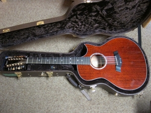 View the album TAYLOR CUSTOM GSCE, 12-STRING, FLORENTINE CUTAWAY, All Genuine Mahogany!