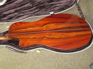 View the album R. TAYLOR STYLE #1, COCOBOLO AND SINKER REDWOOD--SOLD