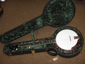 The Swallowtail is inlaid in Abalone and Mother-of-Pearl both in the headstock, and on the back of the resonator-1