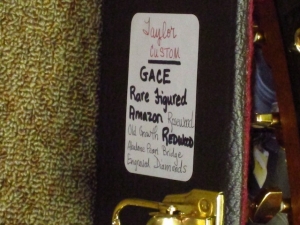 Taylor Custom GACE, Old-Growth Redwood/Rare Amazon Rosewood!