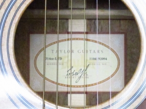 Taylor Spring Limited Edition 314CE, Koa/Sitka Spruce