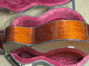 Taylor Custom GACE, Florentine Cutaway,  Rare Figured Mahogany!