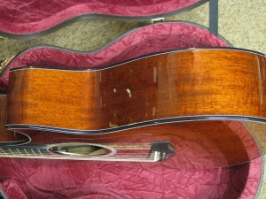 Taylor Custom GACE, Florentine Cutaway,  Rare Figured Mahogany!