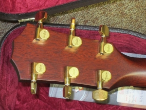 Taylor Custom GACE, Florentine Cutaway,  Rare Figured Mahogany!