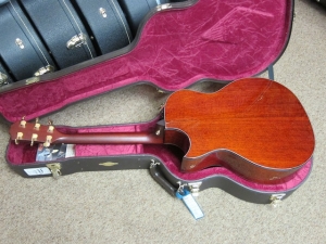 Taylor Custom GACE, Florentine Cutaway,  Rare Figured Mahogany!